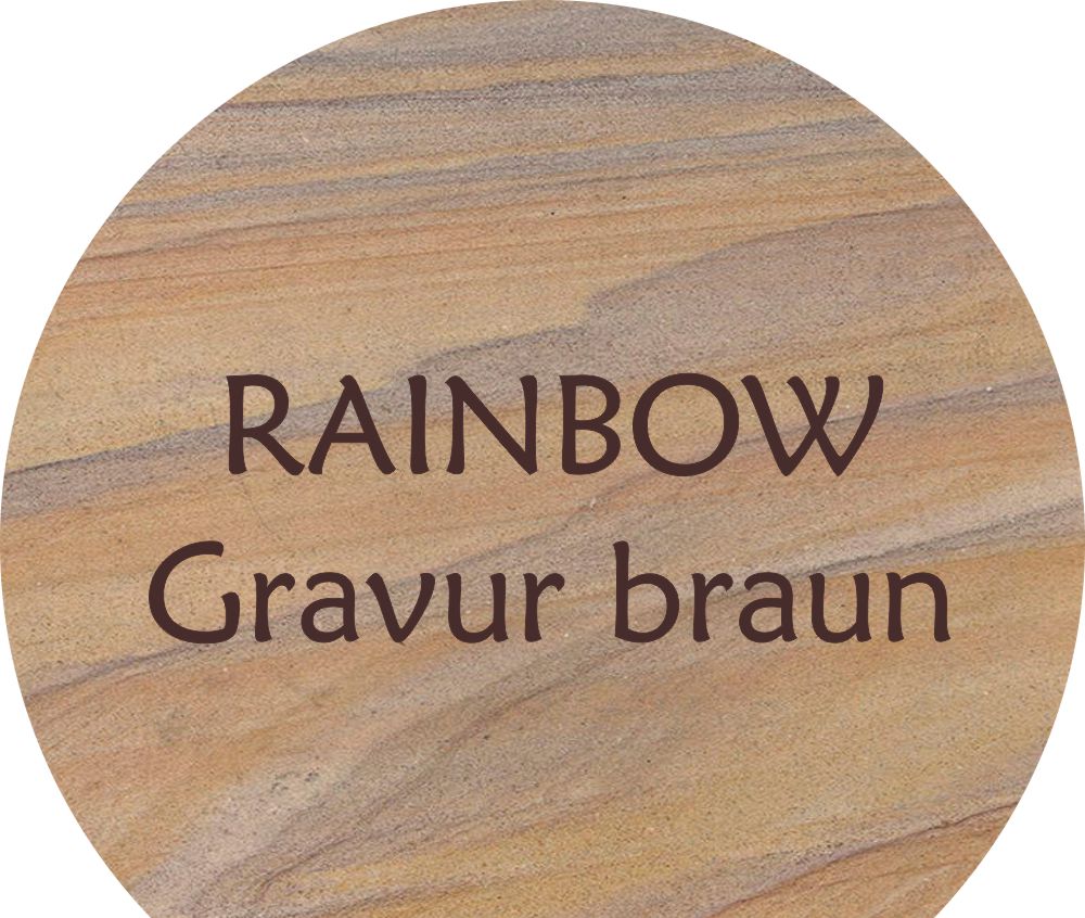 Rainbow / Gravur braun